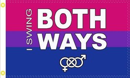 Swing Both Ways Bisexual Flag - 3x5 Ft - £13.69 GBP