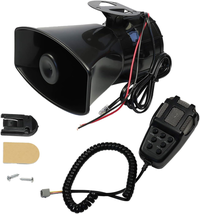 Car Siren Horn, 7 Tone Sound Siren Police Mic PA Speaker Car System Emer... - $39.99