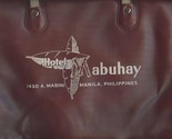 Hotel Mabuhay / Hotel Filipinas Vinyl Carry Bag Manila Philippines  - $17.82