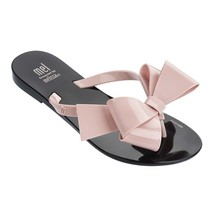 Melissa Bow III Adult Women Jelly Shoes Flat Slippers Rivet Sandals 2021 Love Wo - £37.35 GBP