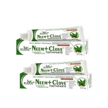 Kudos Ayurveda Neem And Clove Toothpaste - 100g (Pack of 2) - £15.45 GBP