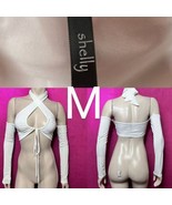 Sexy Fashion White Off Shoulder Halter Top~Size M - $25.51 CAD