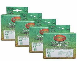 EnviroCare 4 Dirt Devil F-9 HEPA Filters 3DJ0360000 Purpose for Pets and Classic - £17.86 GBP