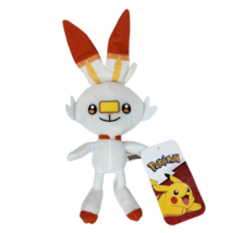 13&quot; Pokemon Scorbunny Sword And Shield Stuffed Animal Plush Toy New W Tag 2021 - £25.47 GBP