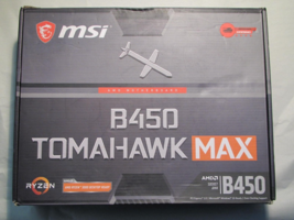 Msi B450 Tomahawk Max Ii Amd Ryzen AM4 Motherboard New Open Box - £93.32 GBP