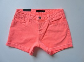 NWT J Brand Joanie Short in Flamingo Low Rise Boy-Fit Boyfriend Shorts 2... - £14.75 GBP