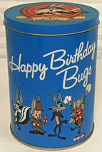 Happy Birthday Bugs Jelly bean Tin 1989  Tin Made In England - $24.63