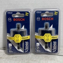 Bosch Edge 2 X Life 1 1/8&quot; Bi-Metal Hole Saw Impact Ready HTW118 2 Pack - £15.52 GBP