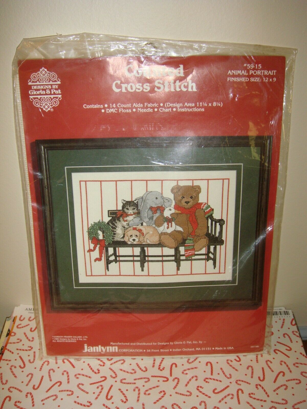 Janlynn Holiday Animal Portrait Cross Stitch Kit - $14.99