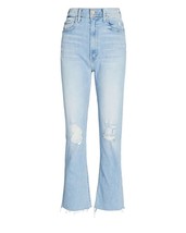 NWT Mother High Waisted Rider Ankle Fray in Island Afterhours Straight Jeans 29 - $148.50