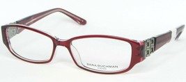 New Dana Buchman Encino Cs Crimson /RED Eyeglasses Glasses Frame 51-15-130mm - £26.46 GBP
