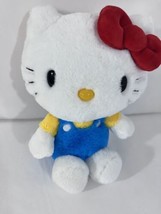 Hello Kitty Sanrio Plush Doll Mattel 9” Toy Blue Overalls - £8.99 GBP