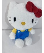 Hello Kitty Sanrio Plush Doll Mattel 9” Toy Blue Overalls - £9.01 GBP