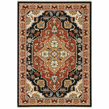 10 X 13 Red and Black Oriental Power Loom Area Rug - $1,326.49