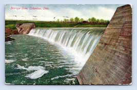 Storage Dam Columbus Ohio OH 1911 DB Postcard O1 - £2.35 GBP