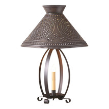 Betsy Ross Lamp with Chisel Shade in Kettle Black - £152.69 GBP