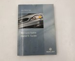 2002 Mercury Sable Owners Manual Handbook OEM P03B21013 - £17.97 GBP
