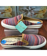 Margaritaville Sailor Canvas Slip On Shoes Mule Sneakers Flats NEW Retai... - £45.96 GBP