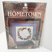 Friends Are Flowers in the Garden of Life Pansies Cross Stitch Kit 10 x 10 - £11.34 GBP