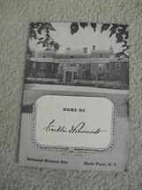 Vintage 1949 Booklet Home of Franklin D Roosevelt Historic Site - £14.76 GBP