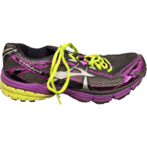 Brooks Ravenna 1201251B612 Sneaker Running Shoes Black Purple Green Womens Sz 9 - £20.96 GBP