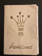 1958 Parkland Elementary Tacoma Washington Grade School Yearbook - $10.85