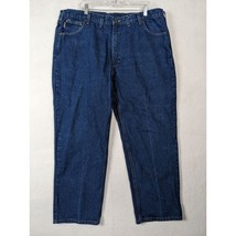 Carhartt Mens Jeans Relazed Fit Size 44x30 Cotton Blue - $19.68