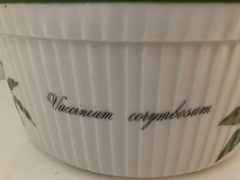 Apilco France Elysian Gardens White Porcelain Souffle Casserole Dish 7.5” X 3.5” - £27.60 GBP