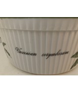 Apilco France Elysian Gardens White Porcelain Souffle Casserole Dish 7.5... - $47.22 CAD