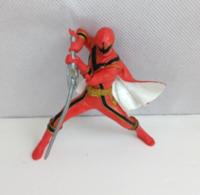 2005 Bandai Power Rangers Mystic Force Red Ranger with Sword 3.5&quot; Vinyl Figure - £9.88 GBP