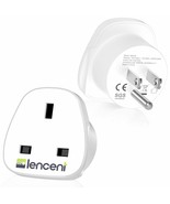 Uk To Us America Plug Adapter, 2 Pack Grounded Usa Visitors Travel Conve... - £18.87 GBP