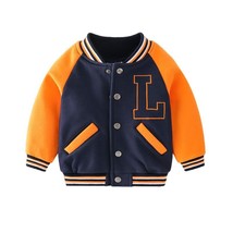 Ys outerwear thick warm plus velvet coat for kids embroidered baseball jackets children thumb200
