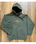 Vintage Tee Maxx Resort-Wear Elk Sweatshirt Mens Green Size XL Oregon Hu... - $26.73
