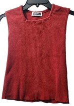 Vintage Xhilaration No Size Tag Or Material Tag Measures Sz Small  Red S... - $22.27