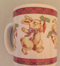 Bunny Easter Tea Hot Chocolate Cocoa Milk Mug Ceramic Cup Kids Girls Boys - £14.23 GBP