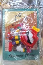 NOS Vintage 1980’s Tang Lips Figure Applause PVC Toys Lot of 4 Figurines In Bag - $19.89
