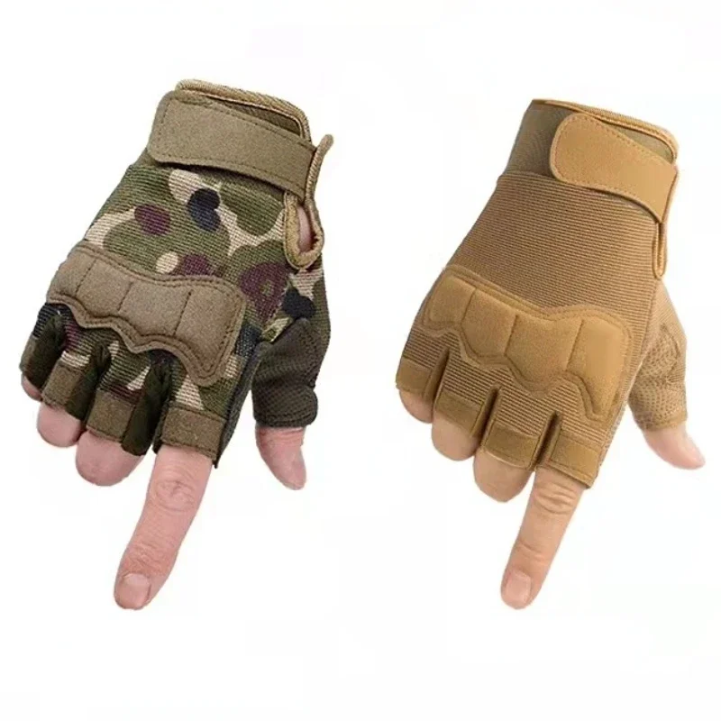 Children&#39;s Half-finger Gloves Anti-slip Wear Training Protection Riding Sports - £12.19 GBP