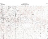 Goldfield Quadrangle Nevada 1952 Map USGS 1:62500 Topographic - £17.51 GBP
