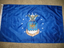 3X5 Us Air Force Emblem Crest Double Sided Nylon Flag 3Ft X 5Ft Banner - £25.10 GBP