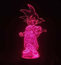 Goku LED Lamp Kids Multi-Color Decoration Gift Remote Control - $38.00