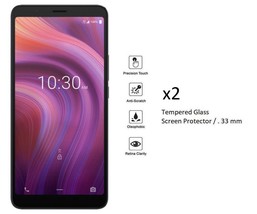 2 x Tempered Glass Screen Protector For Alcatel 3V (2019) 5032W - £7.87 GBP