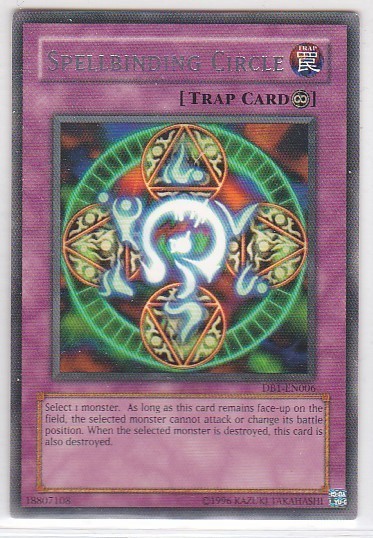 JP) Yugioh - Konami - Yu-Gi-Uh! - Spellbinding Circle - DB1-EN006 - Card - $1.97