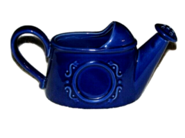 Vintage Blue Watering Can Pottery  4.75&quot; - £18.69 GBP