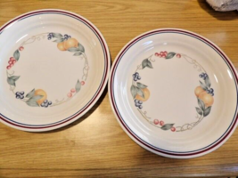 2# Salad, Desert Plates Corelle Impressions Abundance Fruit - £6.71 GBP