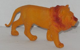 Lion 6&quot; Animal Pretend Play PVC Figure Jungle Wild Life Brown Golden - $7.05 CAD