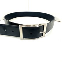 Men’s Leather Murano Belt Size 34 Black Used - $11.29