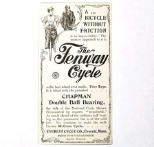 Everett Cycle Fenway Bicycle 1897 Advertisement Victorian Bikes ADBN1A7 - $372.61 MXN