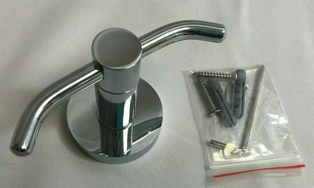 Turs Stainless Steel Double Coat Hook Towel/Robe Clothes Hook for Bath K... - $8.99