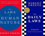 Robert Greene 2 Books Set: The Laws of Human Nature &amp; the Daily laws (En... - $19.78