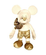 Mickey Mouse Christmas Holiday Disney Store Limited Edition Cream Gold P... - $69.99